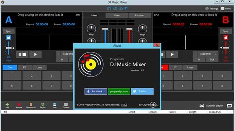 Program4Pc DJ Music Mixer 8.1 With Crack [Multilingual]